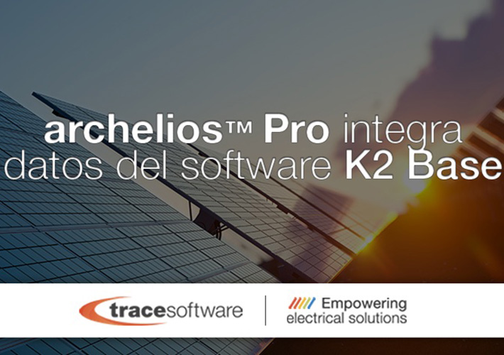 Foto COOPERACIÓN ENTRE TRACE SOFTWARE Y K2 SYSTEMS: EL SOFTWARE FOTOVOLTAICO ARCHELIOS™ PRO INTEGRA LOS DATOS DEL SOFTWARE K2 BASE.